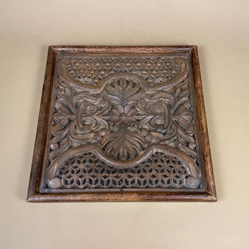 Carved wood picture frame - carved,