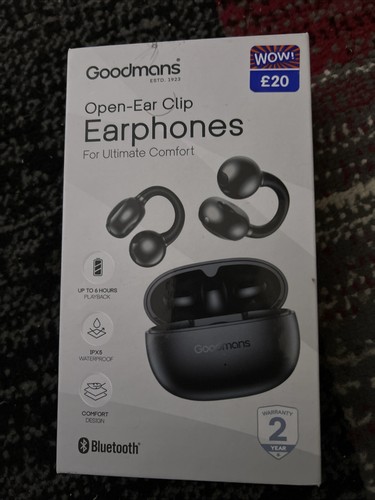 Goodmans open ear clip - open,