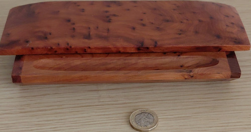 Thuya pen holder box - holder,