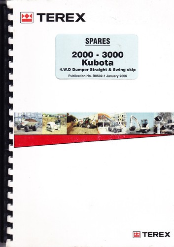 Terex 2000 3000 kubota - -,