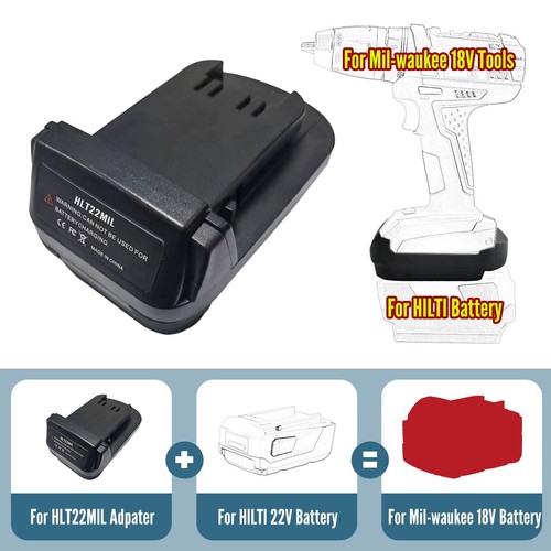 Battery adapter for hilti 22v - hilti,