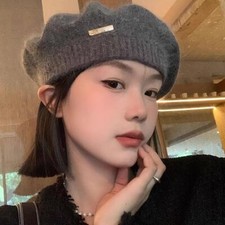 Autumn Winter Knitted Beret