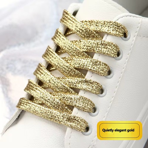Glitter laces sparkly metallic - laces,