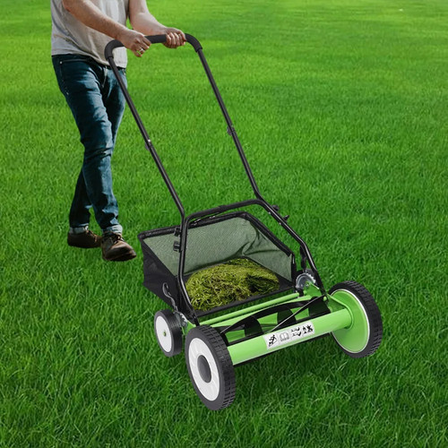 Inch manual reel push lawn - 16,