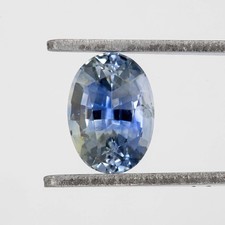 Oval natural parti - parti, sapphire