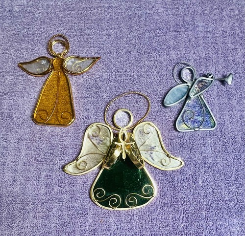 Set vintage stained glass - set/3,