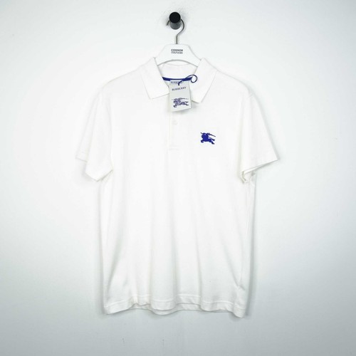 Burberry white cotton polo - cotton,