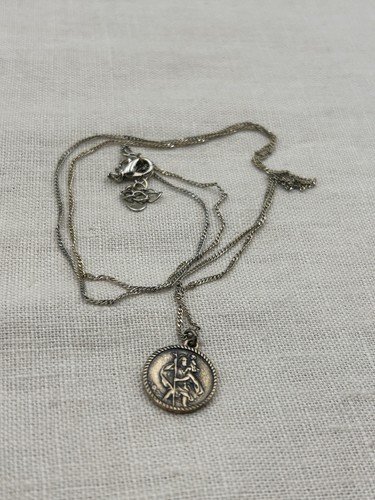 Vintage christopher medal - st,