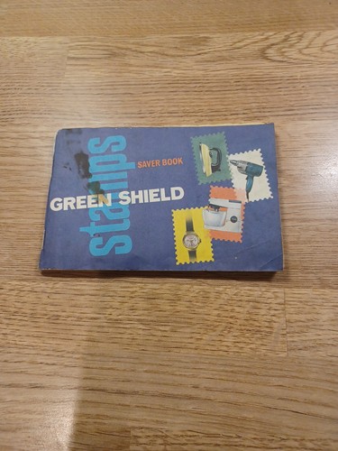 Green shield stamp saver book - green,