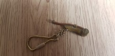 NEW BRASS KEY RING BOSUN BOATSWAIN'S WHISTLE SHIP