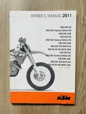 KTM EXC 400 / 450 / 530 Owner's Manual Book Genuine EXC-F