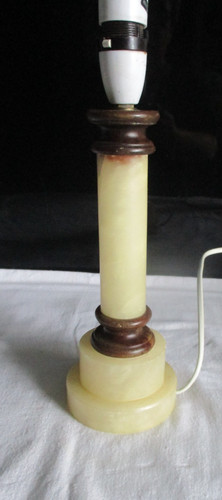 Vintage alabaster wood - &,