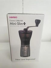 Hario Mini-Slim Plus Ceramic Coffee Mill – Manual Hand Grinder – New