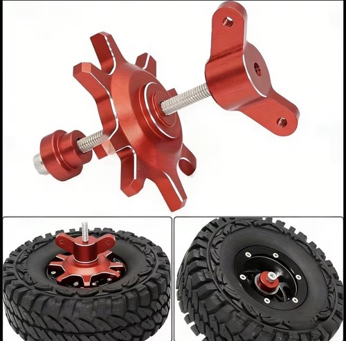 Red tire assembly disassembly - tire, assembly/disassembly