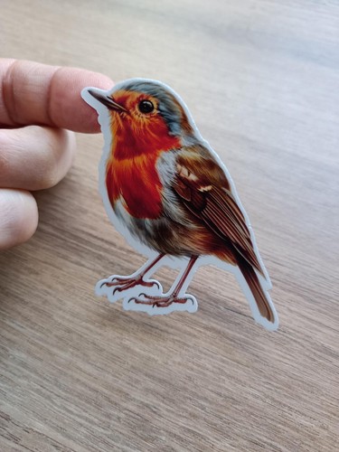 Robin vinyl sticker bird