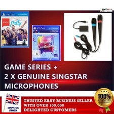 PS4 SINGSTAR GAME + Mics Ultimate PARTY / CELEBRATION + 2x OFFICIAL Microphones
