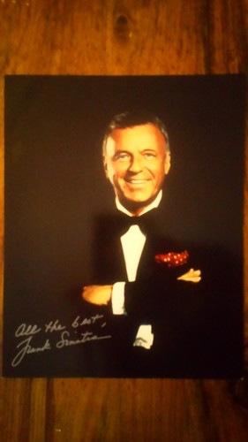Frank sinatra hand signed - frank,