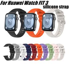 Silicone Watch Strap Replacement Watchband Bracelet for Huawei Watch FIT 3