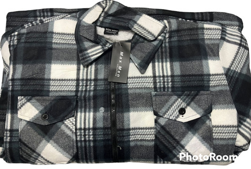 Mens padded shirt sherpa fur - mens,