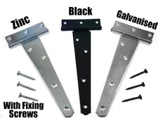2x Tee Hinges 4 to 24" Shed