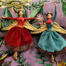 Three Gisela Graham Fairies.