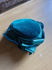 Vintage 1940s Turquoise/Teal Women's Hat