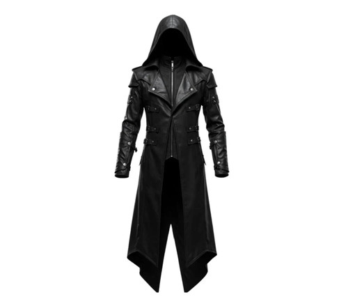 Men real black leather - men's,