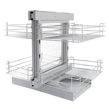 KuKoo RH Magic Corner Kitchen Pull Out Baskets, Slide Out Customer Return UVG