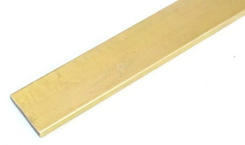 Brass flat bar - flat, strip