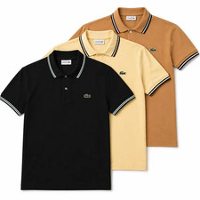 Lacoste Tipped Cotton Polo