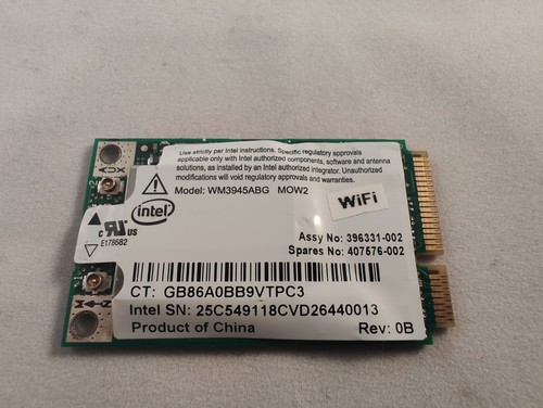Intel 3945abg dual - 3945abg, dual-band