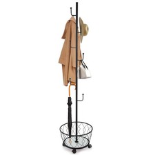 Freestanding coat rack with - freestanding,