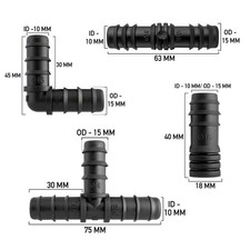 Irrigation Pipe Connectors Kit