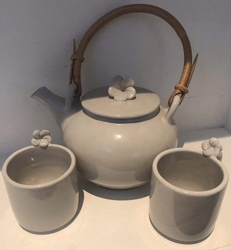 Handmade bamboo handle tea - handle,