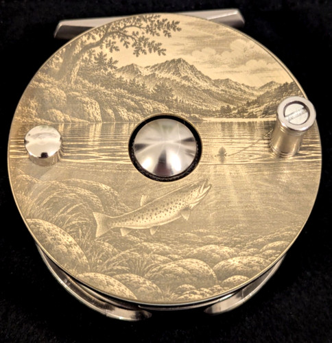 Custom engraved fly reel - , 5/6
