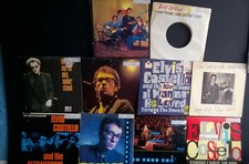 ELVIS COSTELLO ~  10    X   7"   ~   VINYL SINGLES   ~ VG ~ EX