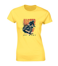 MASTER OF DIRT MOTOCROSS LADIES T SHIRT MOTORBIKE CROSSER BIKE MOTORCYCLE TOP