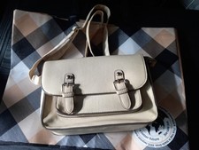 Cream Crossbody Satchel