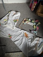 Mamas & Papas Tab Top Gingerbread curtains and bedroom decor 50 x 64"