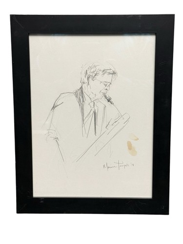 Original pencil sketch signed - original,