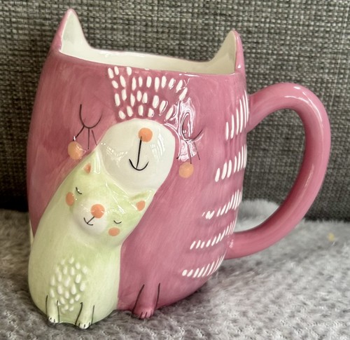Cute pink cat - cat, and