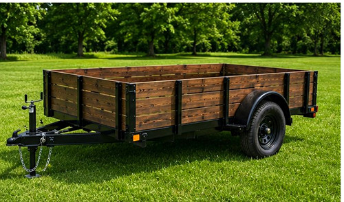Wooden with metal frame - wooden,