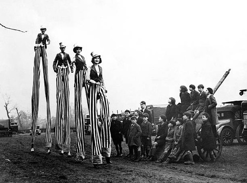 Four acrobats from - , large