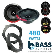 vibe SLICK5C-V7 speakers Fits BMW 3-Series Front Doors E46 Compact