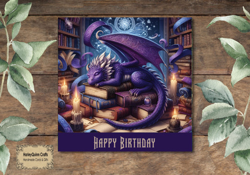 Dra 045 fantasy birthday - dra, card