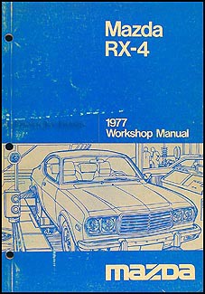 1977 mazda workshop - rx-4,