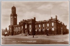 SOUTH SHIELDS Co Durham The Town Hall RP Postcard
