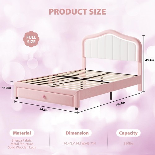 Modern upholstered platform - modern,