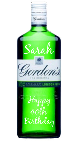 Personalised spirit bottle - personalised,