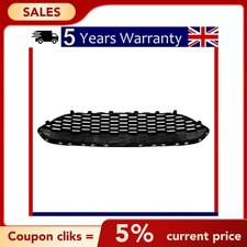 Front Bumper Centre Grille For Ford Fiesta Zetec-S MK7 2013-2017 Honeycomb Black